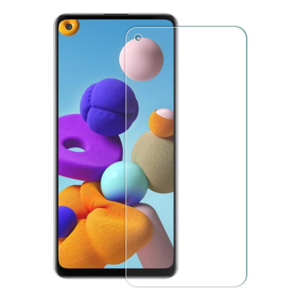Samsung Galaxy A Serie Bildschirmschutz Galaxy A21s Gehärtetes Glas – Bild 3
