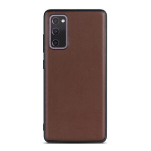 Samsung Galaxy S Serie Leder Handyhülle Einfach Galaxy S20 FE Leder