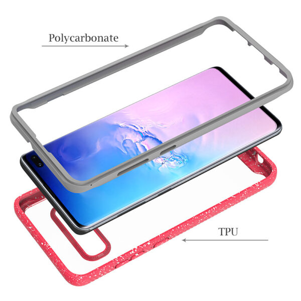 Samsung Galaxy S Serie Einfarbig Einfach Handyhülle Galaxy S10+ – Bild 3