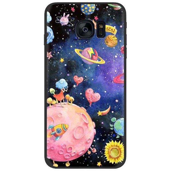 Samsung Galaxy S Serie Retro TPU Handyhülle Eule Galaxy S7 – Bild 21