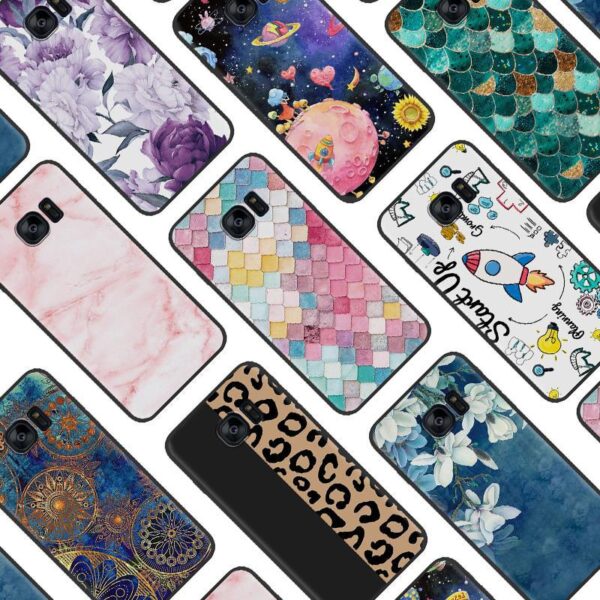 Samsung Galaxy S Serie Retro TPU Handyhülle Eule Galaxy S7 – Bild 26