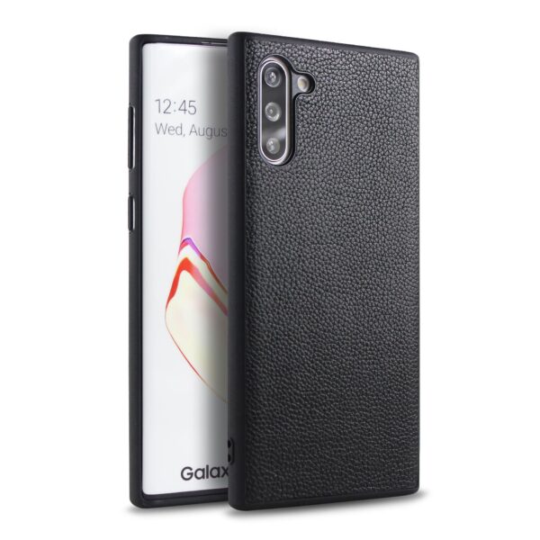 Samsung Galaxy Note Serie Einfach Leder Handyhülle Galaxy Note 10 Einfarbig
