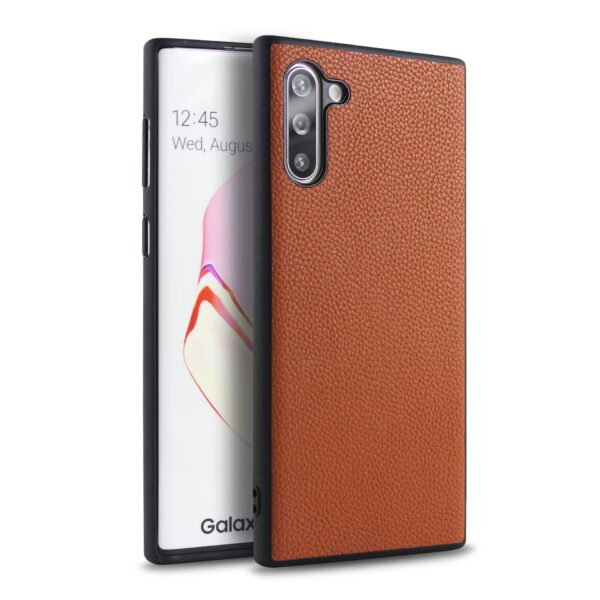 Samsung Galaxy Note Serie Einfach Leder Handyhülle Galaxy Note 10 Einfarbig – Bild 4