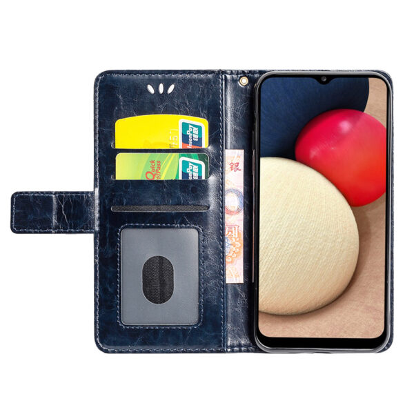 Samsung Galaxy A Serie Handyhülle Galaxy A02s Geschäft Einfarbig PU – Bild 6