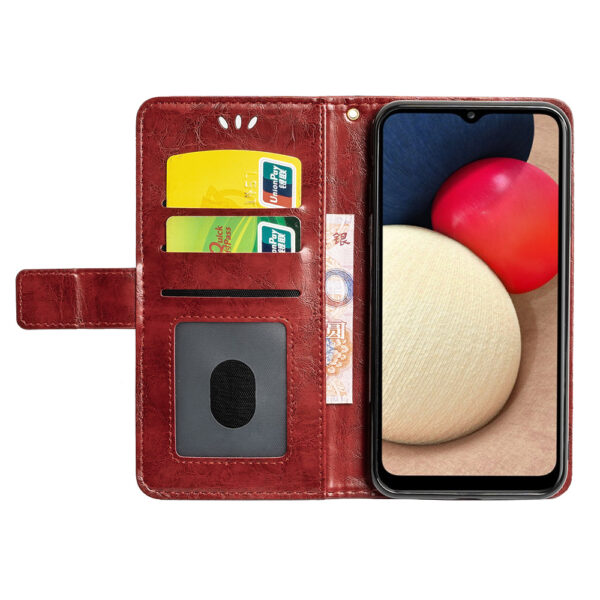 Samsung Galaxy A Serie Handyhülle Galaxy A02s Geschäft Einfarbig PU – Bild 7
