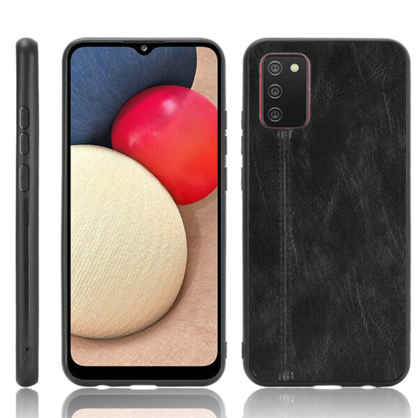 Samsung Galaxy A Serie Handyhülle Kalbsleder Einfach Galaxy A02s – Bild 5