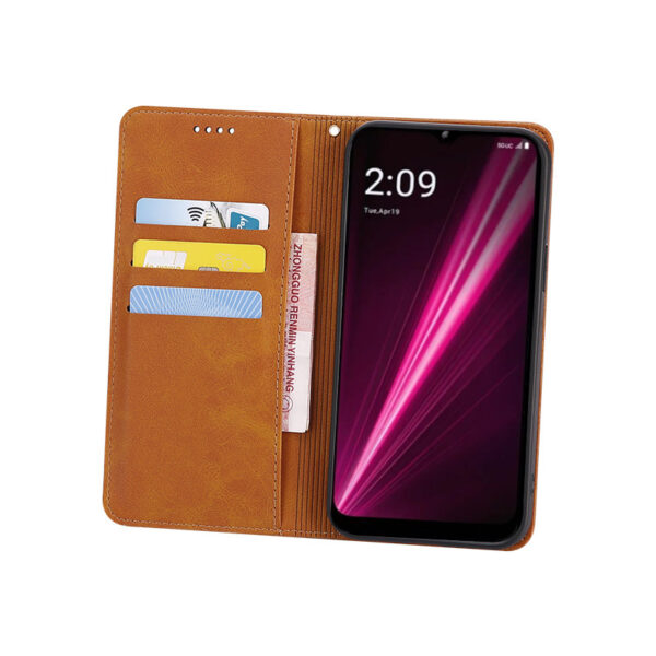 Samsung Galaxy A Serie Handyhülle Einfarbig PU Einfach Galaxy A04e – Bild 8