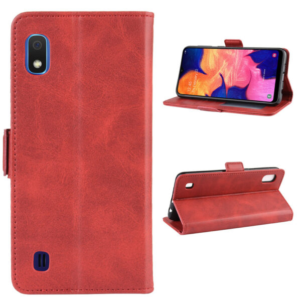 Samsung Galaxy A Serie Einfach PU Handyhülle Einfarbig Galaxy A10