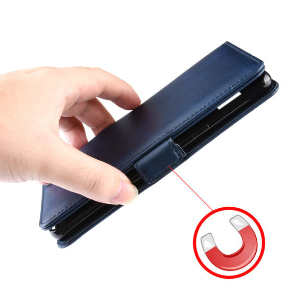 Samsung Galaxy A Serie Einfach PU Handyhülle Einfarbig Galaxy A10 – Bild 3