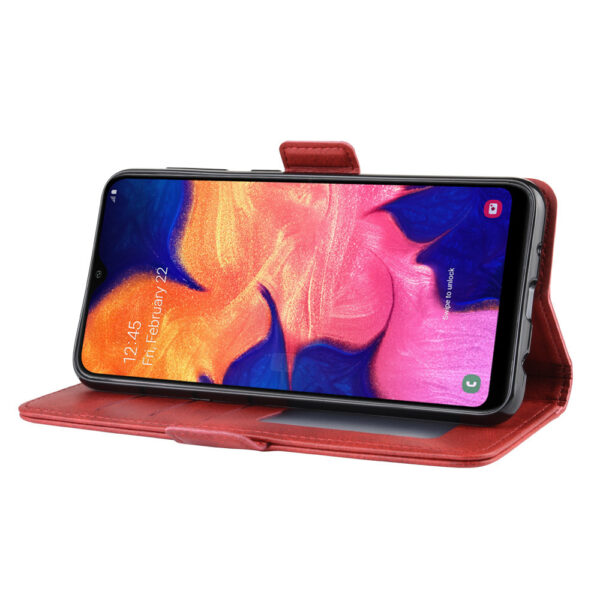 Samsung Galaxy A Serie Einfach PU Handyhülle Einfarbig Galaxy A10 – Bild 4