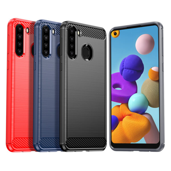 Samsung Galaxy A Serie Einfach Galaxy A21 TPU Handyhülle Einfarbig – Bild 2