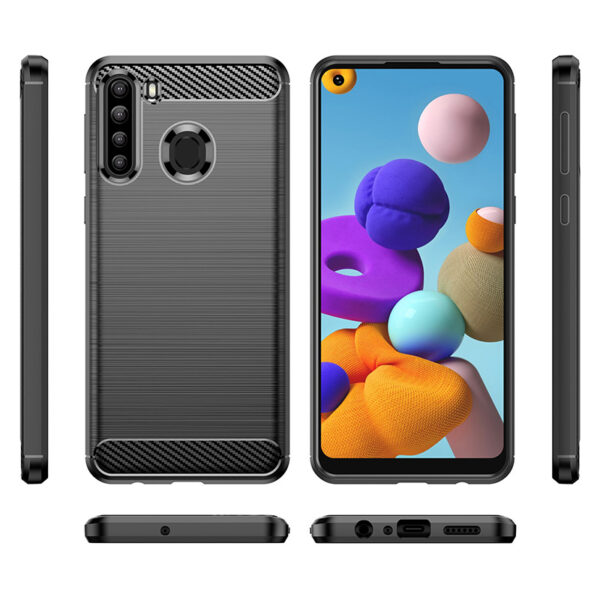 Samsung Galaxy A Serie Einfach Galaxy A21 TPU Handyhülle Einfarbig – Bild 6