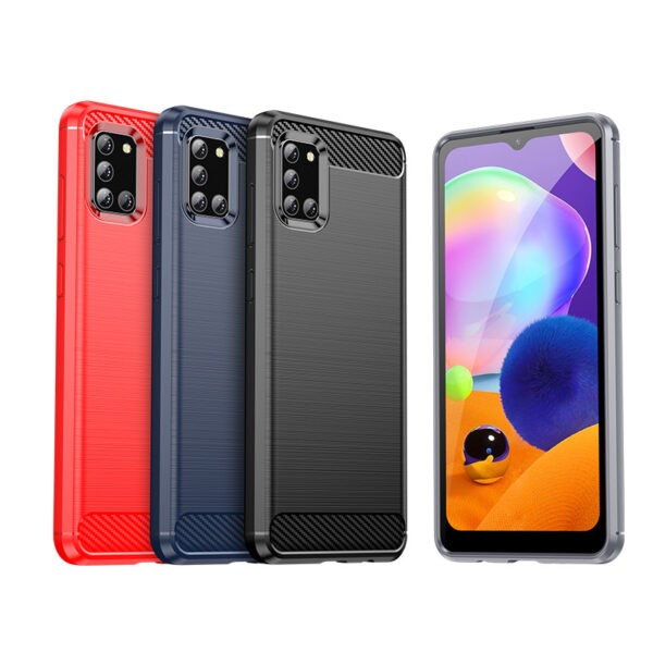Samsung Galaxy A Serie Galaxy A31 TPU Gebürstet Geschäft Handyhülle – Bild 2