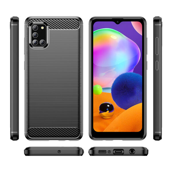 Samsung Galaxy A Serie Galaxy A31 TPU Gebürstet Geschäft Handyhülle – Bild 6