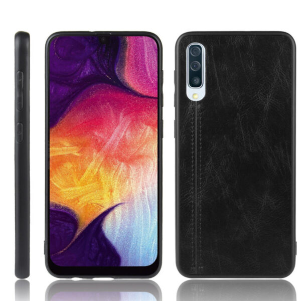Samsung Galaxy A Serie Galaxy A50 Kalbsleder Handyhülle Mode – Bild 5