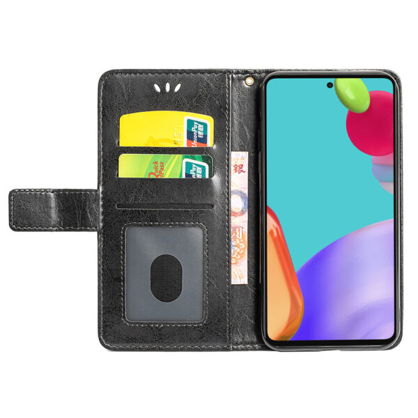 Samsung Galaxy A Serie PU Jahrgang Galaxy A52 5G Handyhülle Ölwachsleder – Bild 7