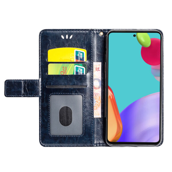Samsung Galaxy A Serie PU Jahrgang Galaxy A52 5G Handyhülle Ölwachsleder – Bild 8