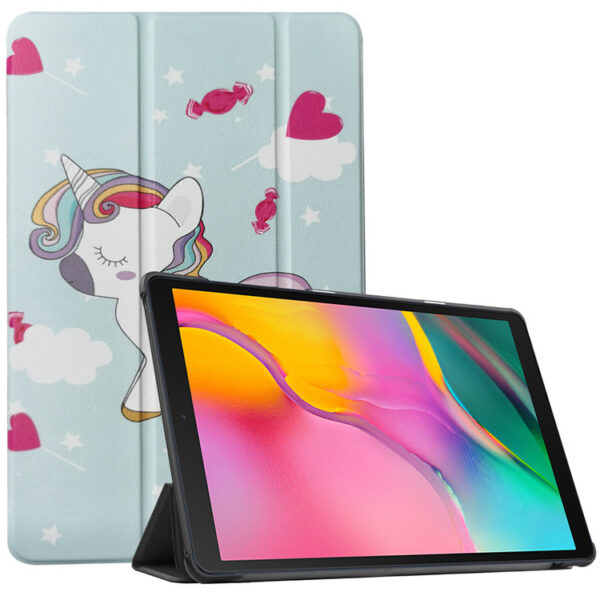Samsung Tablet Serie Tablethülle Galaxy Tab A7 (2020) Ausdruck Karikatur – Bild 8