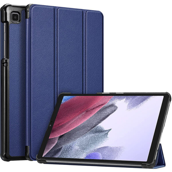 Samsung Tablet Serie Mikrofaserleder Mode Galaxy Tab A7 Lite Einfarbig Tablethülle – Bild 9