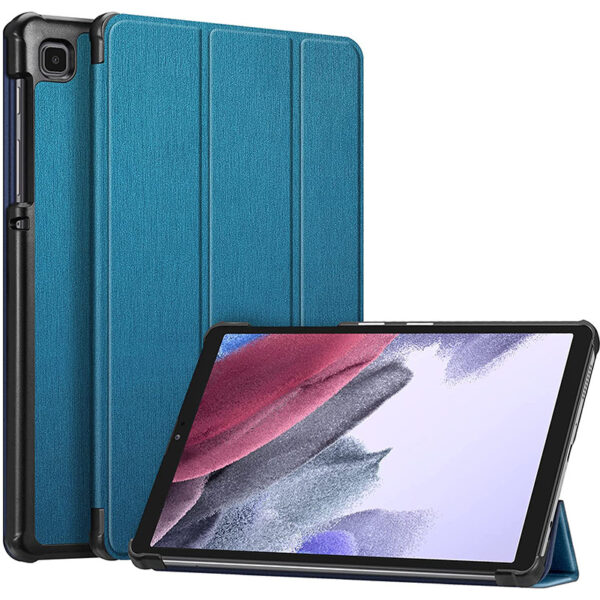 Samsung Tablet Serie Mikrofaserleder Mode Galaxy Tab A7 Lite Einfarbig Tablethülle – Bild 10