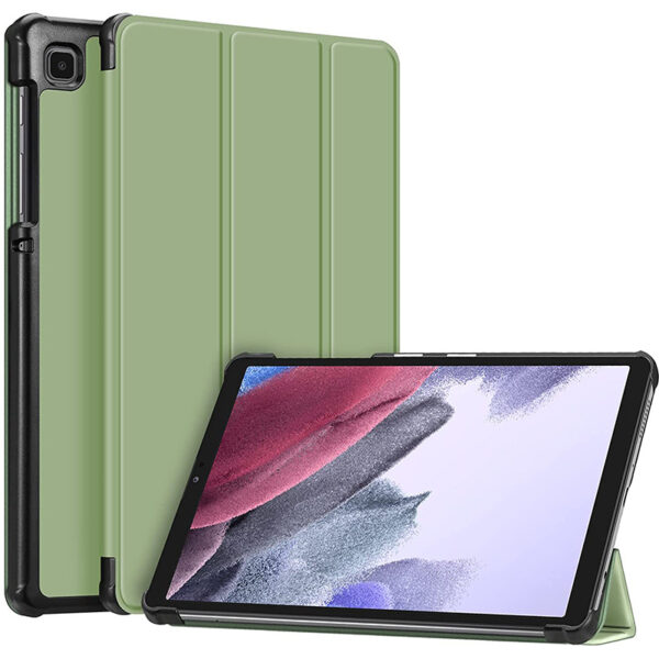 Samsung Tablet Serie Mikrofaserleder Mode Galaxy Tab A7 Lite Einfarbig Tablethülle – Bild 12