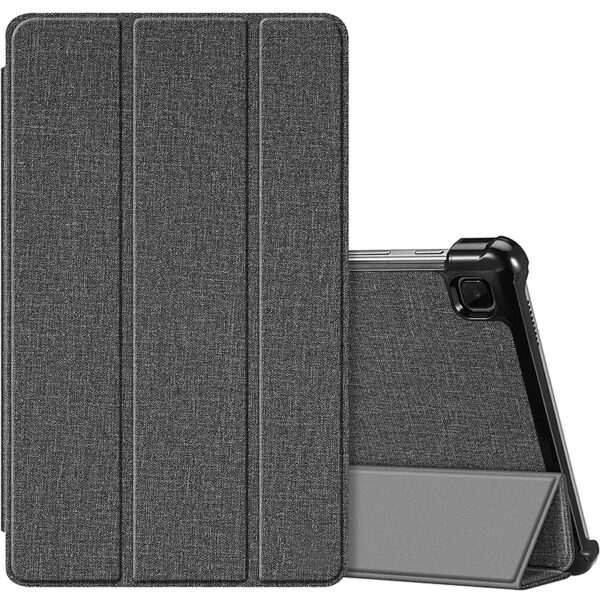 Samsung Tablet Serie Mikrofaserleder Mode Galaxy Tab A7 Lite Einfarbig Tablethülle – Bild 8