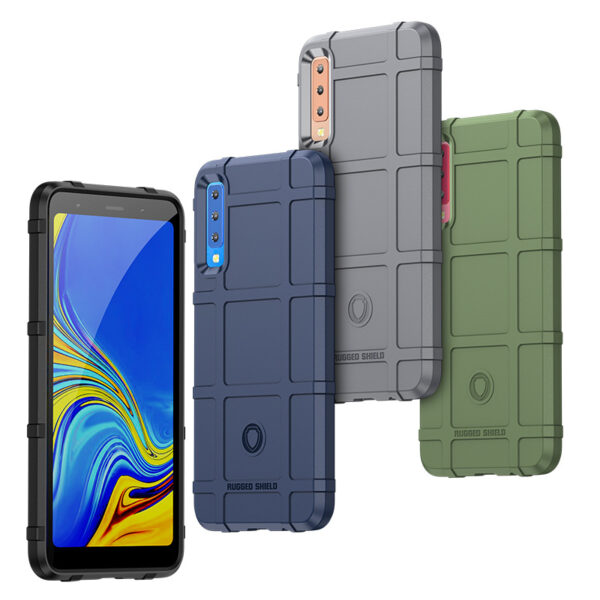 Samsung Galaxy A Serie Handyhülle Mode TPU Galaxy A7 (2018) Einfarbig – Bild 2