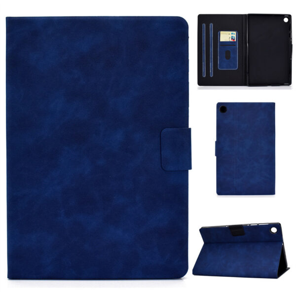 Samsung Tablet Serie Galaxy Tab A8 Einfarbig Mode Leder Tablethülle – Bild 4