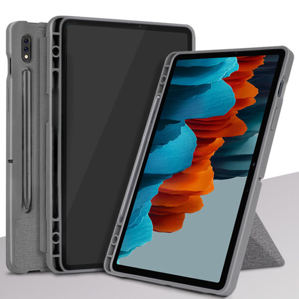 Samsung Tablet Serie Tablethülle Einfarbig Mode TPU Galaxy Tab S7 – Bild 2