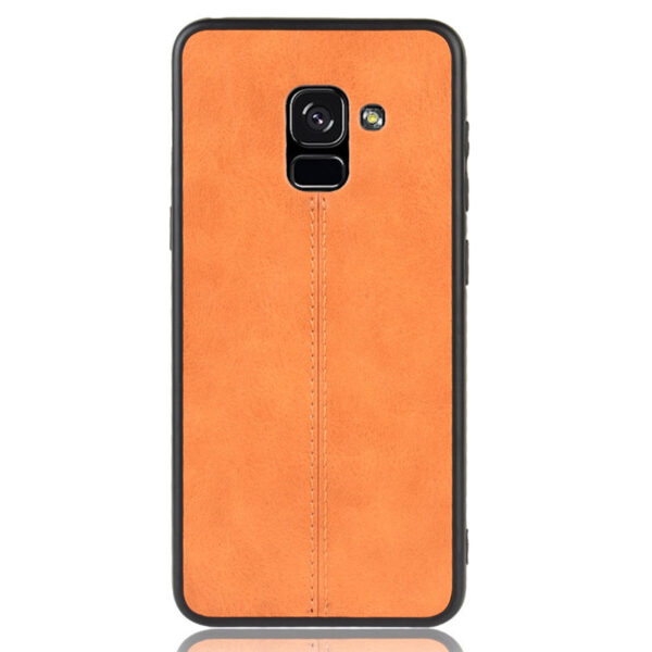 Samsung Galaxy A Serie Handyhülle Galaxy A8+ Einfach Kalbsleder – Bild 9