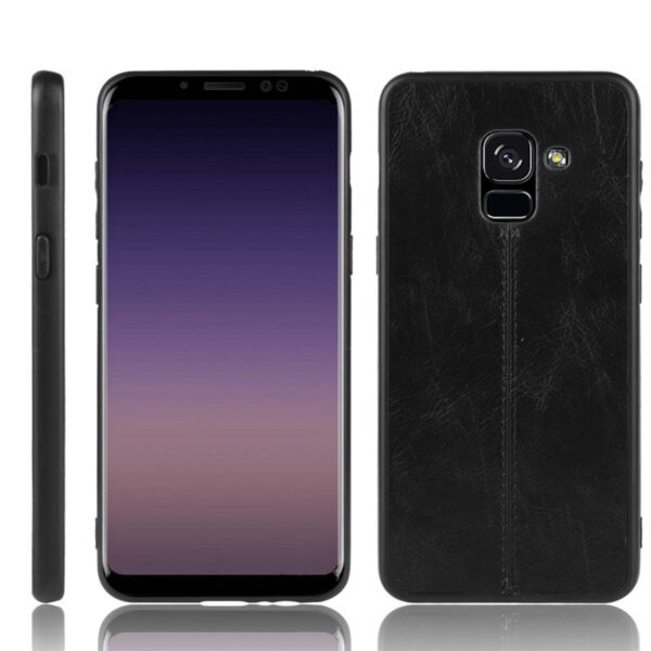 Samsung Galaxy A Serie Handyhülle Galaxy A8+ Einfach Kalbsleder – Bild 5