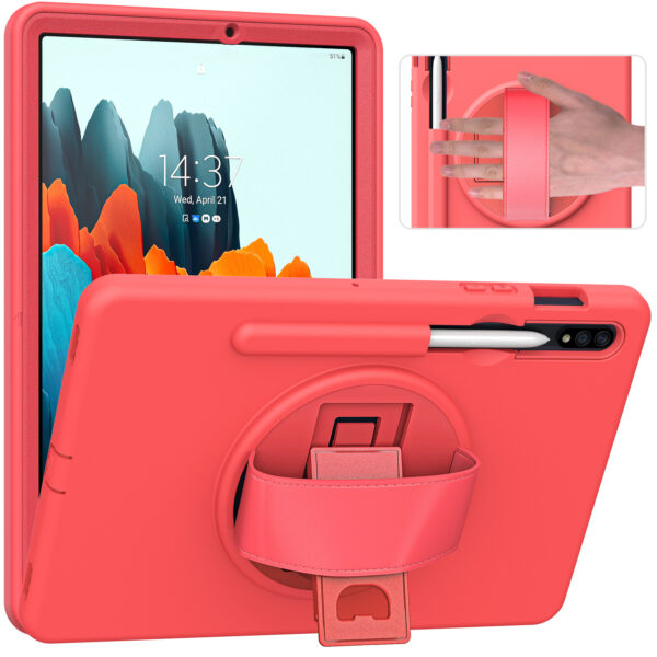 Samsung Tablet Serie Tablethülle Galaxy Tab S7 Plus Drehständer Mode – Bild 11