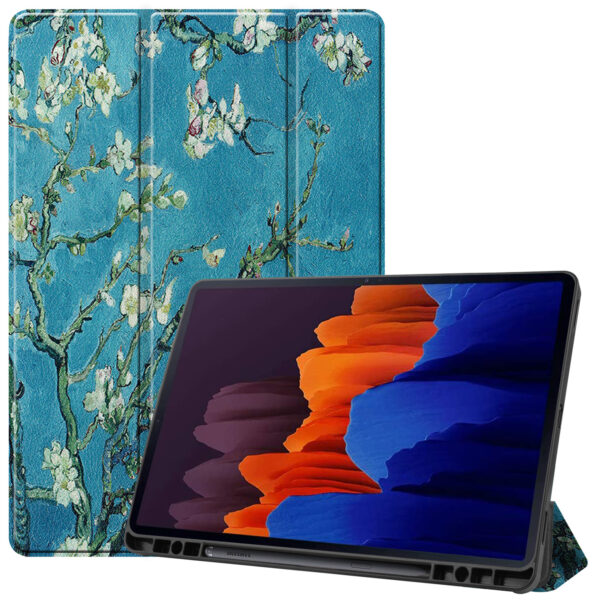 Samsung Tablet Serie Mode Tablethülle Eisenturm Leder Galaxy Tab S8 – Bild 10