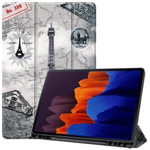 Samsung Tablet Serie Mode Tablethülle Eisenturm Leder Galaxy Tab S8
