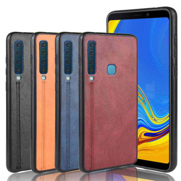 Samsung Galaxy A Serie Handyhülle Kalbsleder Galaxy A9 (2018) Einfach – Bild 2