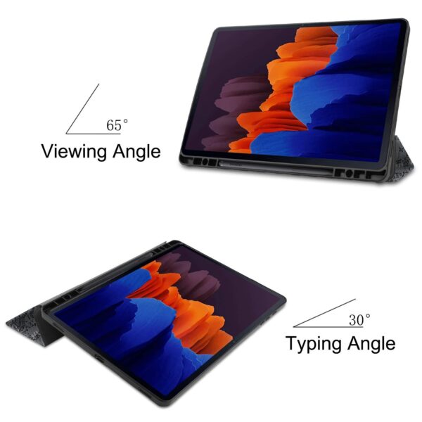 Samsung Tablet Serie Mode Tablethülle Eisenturm Leder Galaxy Tab S8 – Bild 3