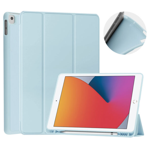 Samsung Tablet Serie Galaxy Tab S8+ Tablethülle Einfarbig Leder Mode – Bild 8