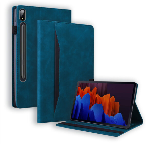 Samsung Tablet Serie Leder Einfarbig Mode Tablethülle Galaxy Tab S8 Ultra