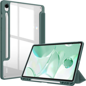 Samsung Tablet Serie Mode Einfarbig Tablethülle Galaxy Tab S9 FE Kohlefaser