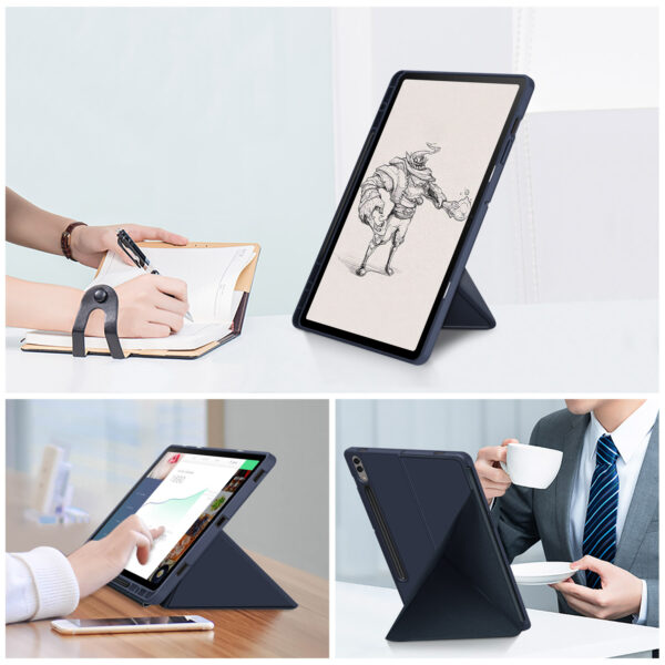 Samsung Tablet Serie TPU Einfarbig Mode Galaxy Tab S9+ Tablethülle – Bild 2