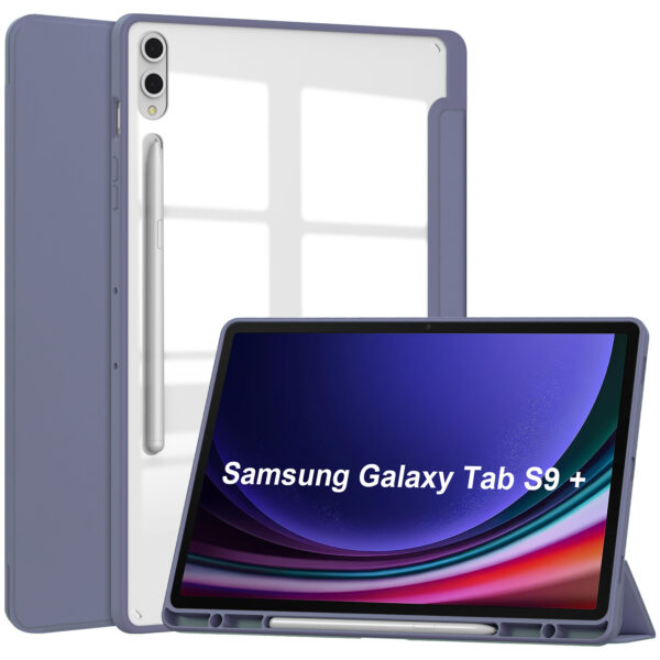 Samsung Tablet Serie Tablethülle Mode Galaxy Tab S9+ Einfarbig Acryl – Bild 11