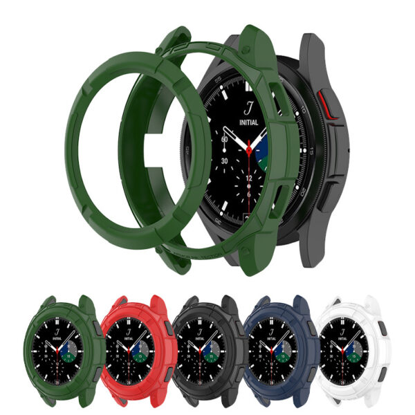 Samsung Samsung Watch Serie TPU Mode Einfarbig Schutzhülle für die Uhr Galaxy Watch 4 Classic (42mm) – Bild 2