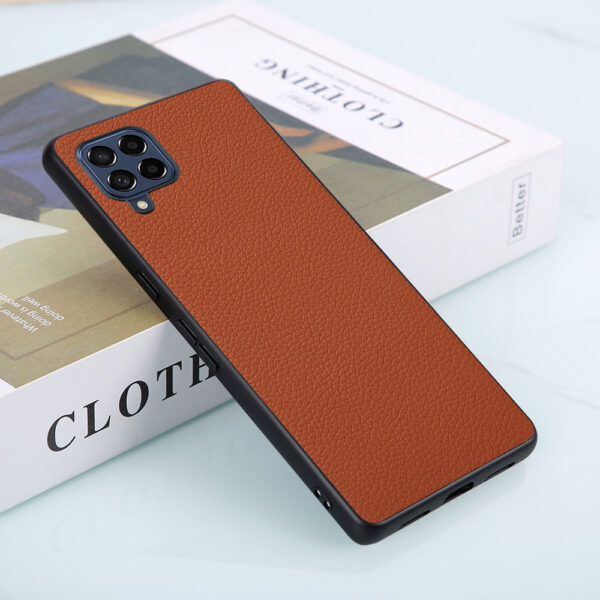 Samsung Galaxy M Serie Einfach Galaxy M53 5G Handyhülle Litschi-Hautmuster – Bild 2