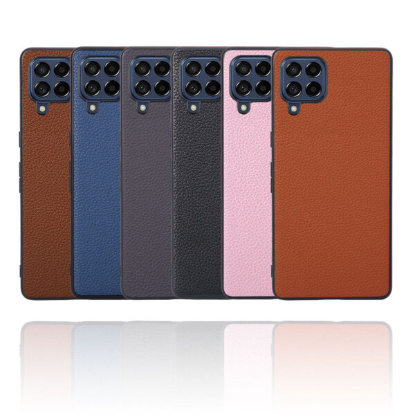Samsung Galaxy M Serie Einfach Galaxy M53 5G Handyhülle Litschi-Hautmuster – Bild 3