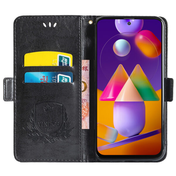 Samsung Galaxy M Serie PU Ölwachsleder Galaxy M31s Handyhülle Einfach – Bild 8