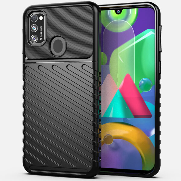 Samsung Galaxy M Serie Einfarbig Einfach Galaxy M21 TPU Handyhülle – Bild 2
