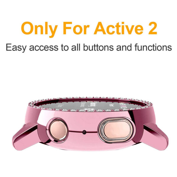Samsung Samsung Watch Serie Galaxy Watch Active 2 (40mm) Schutzhülle für die Uhr PC Diamant Mode – Bild 3