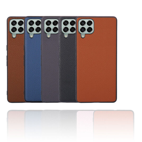 Samsung Galaxy M Serie Galaxy M33 5G Einfach Litschi-Hautmuster Handyhülle – Bild 3