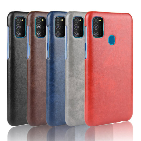 Samsung Galaxy M Serie Galaxy M30S Litschi-Hautmuster Mode Handyhülle – Bild 2
