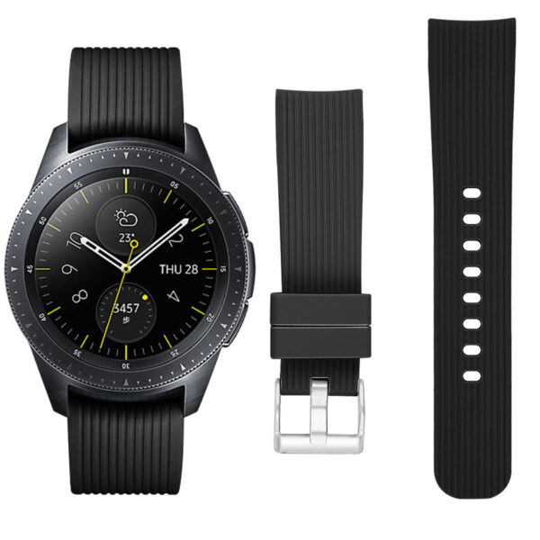 Samsung Samsung Watch Serie Mode Uhrenarmband Galaxy Watch (42mm) Einfarbig Silikon